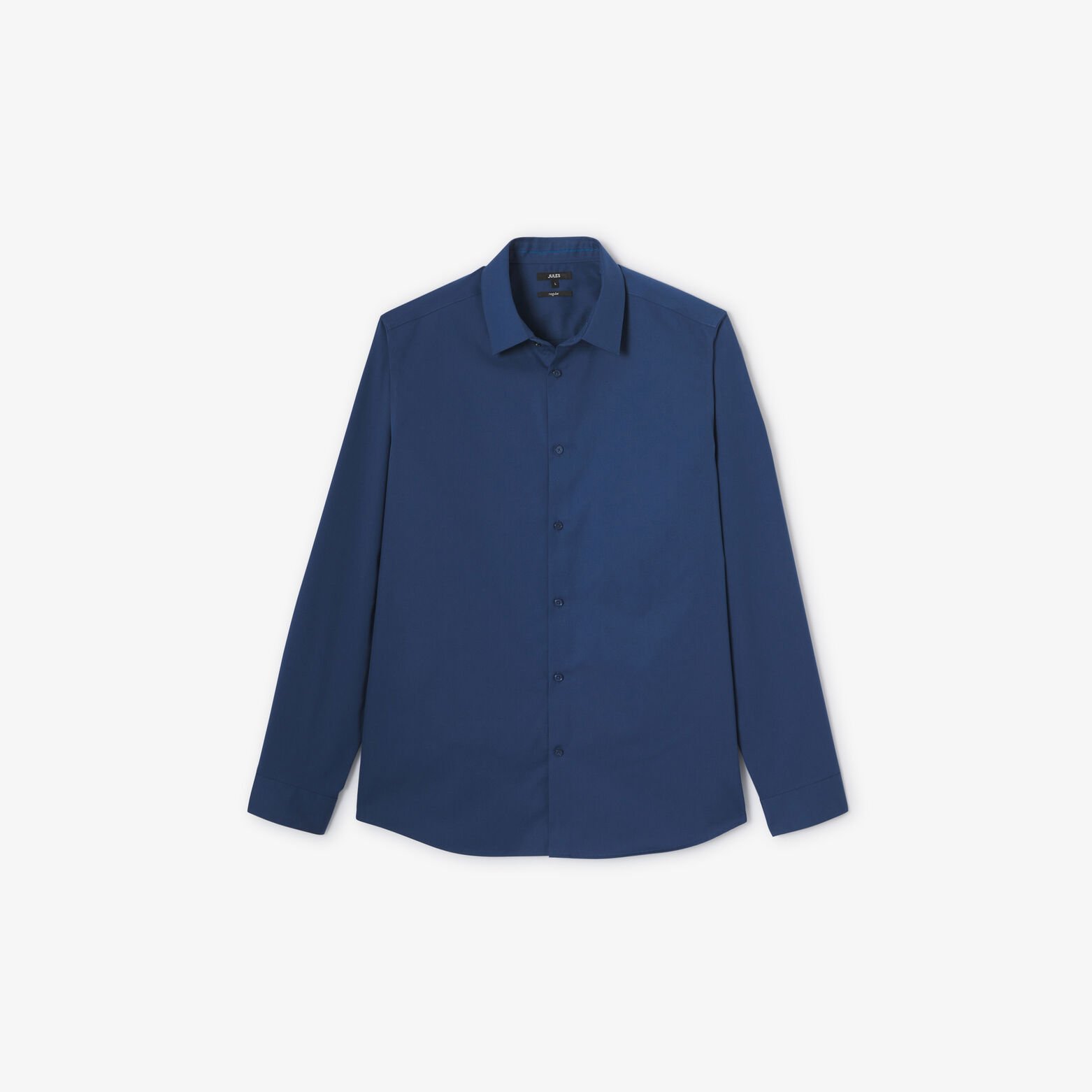 Chemise sans repassage en coton regular