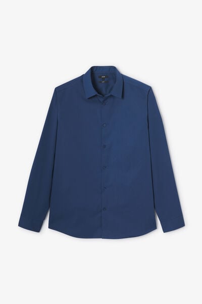 Chemise sans repassage en coton regular