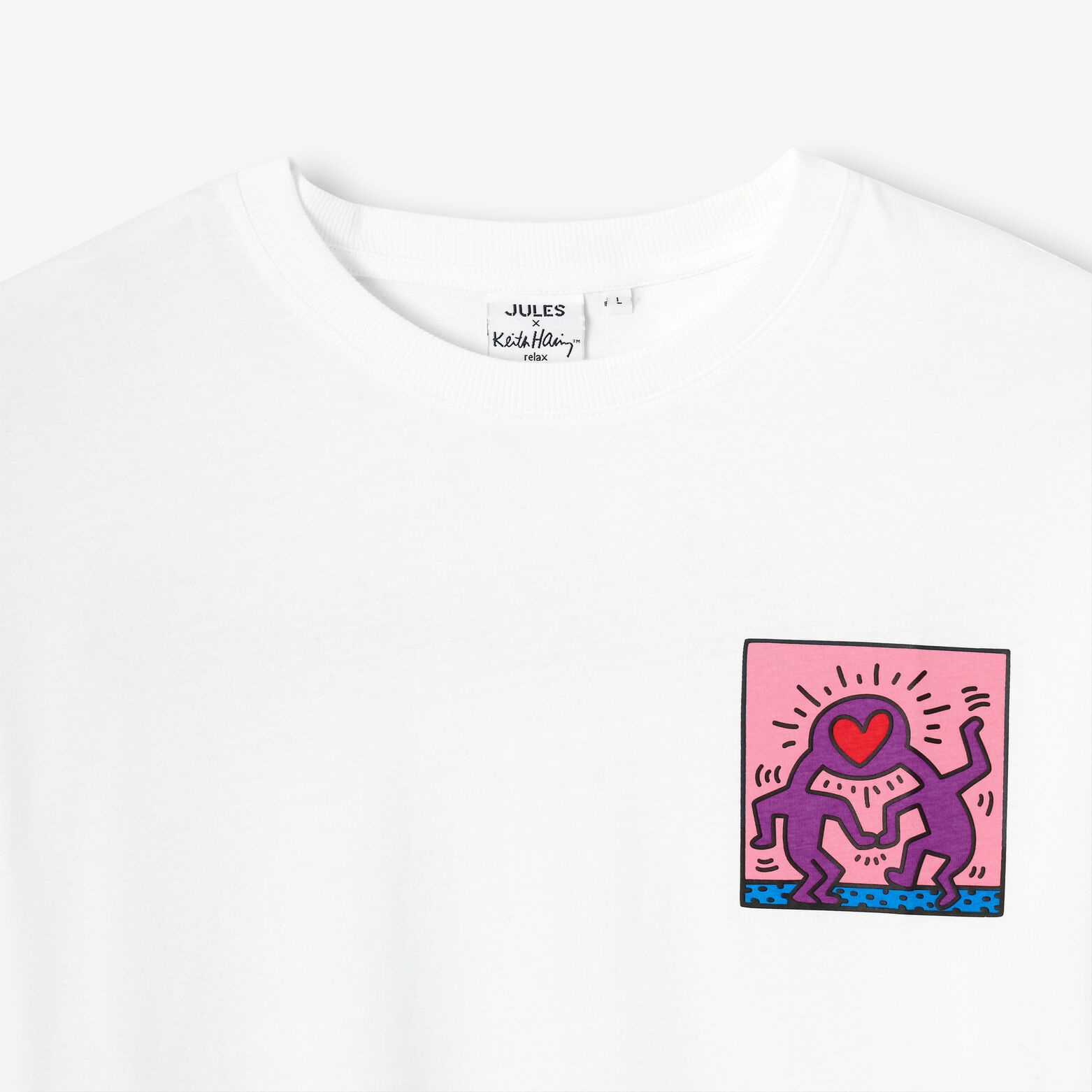 Tee shirt imprim&eacute; licence Keith Haring