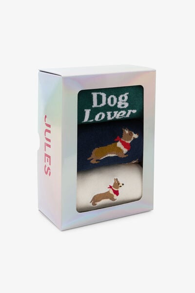 Coffret 3 paires de chaussettes fantaisies