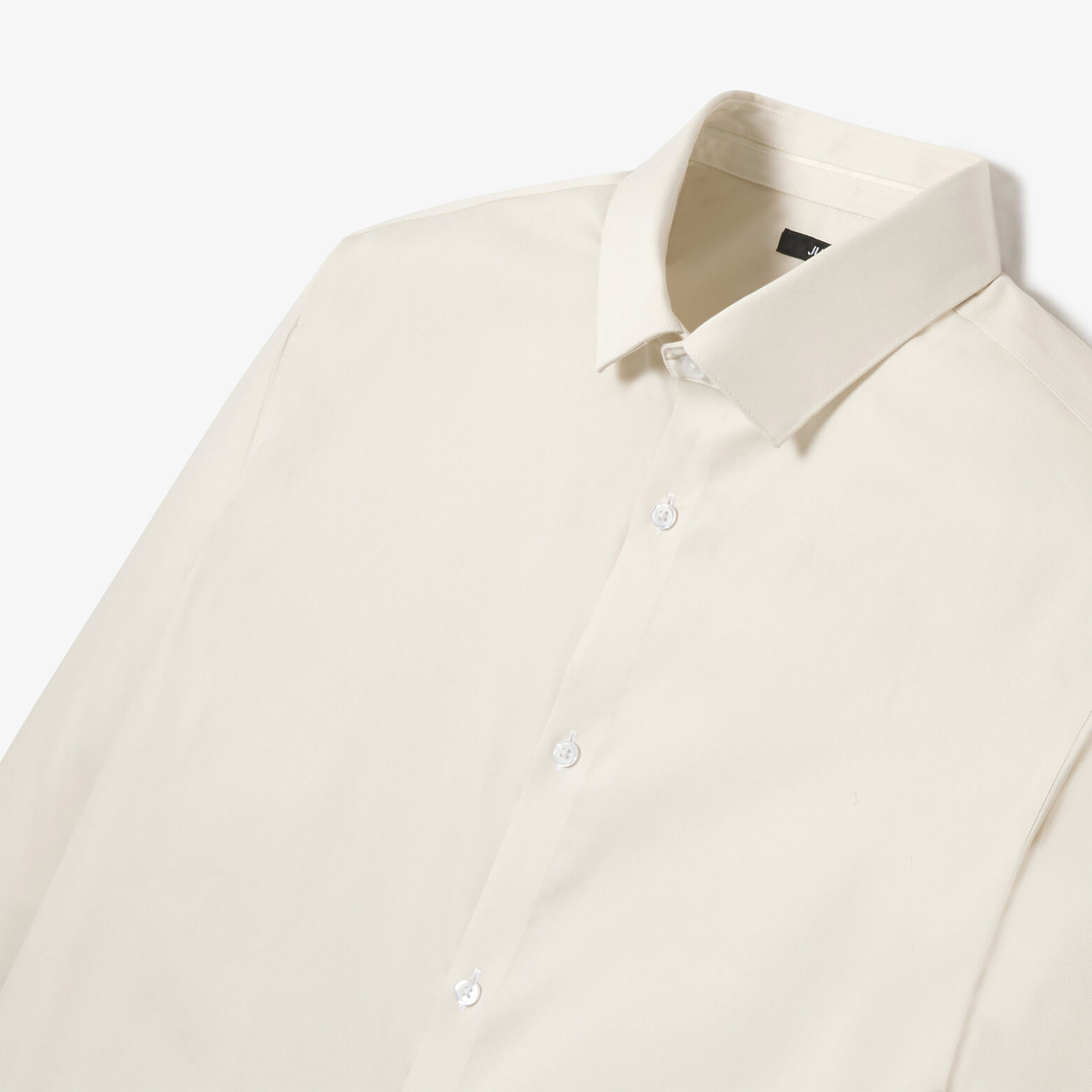 Chemise sans repassage en coton unie slim