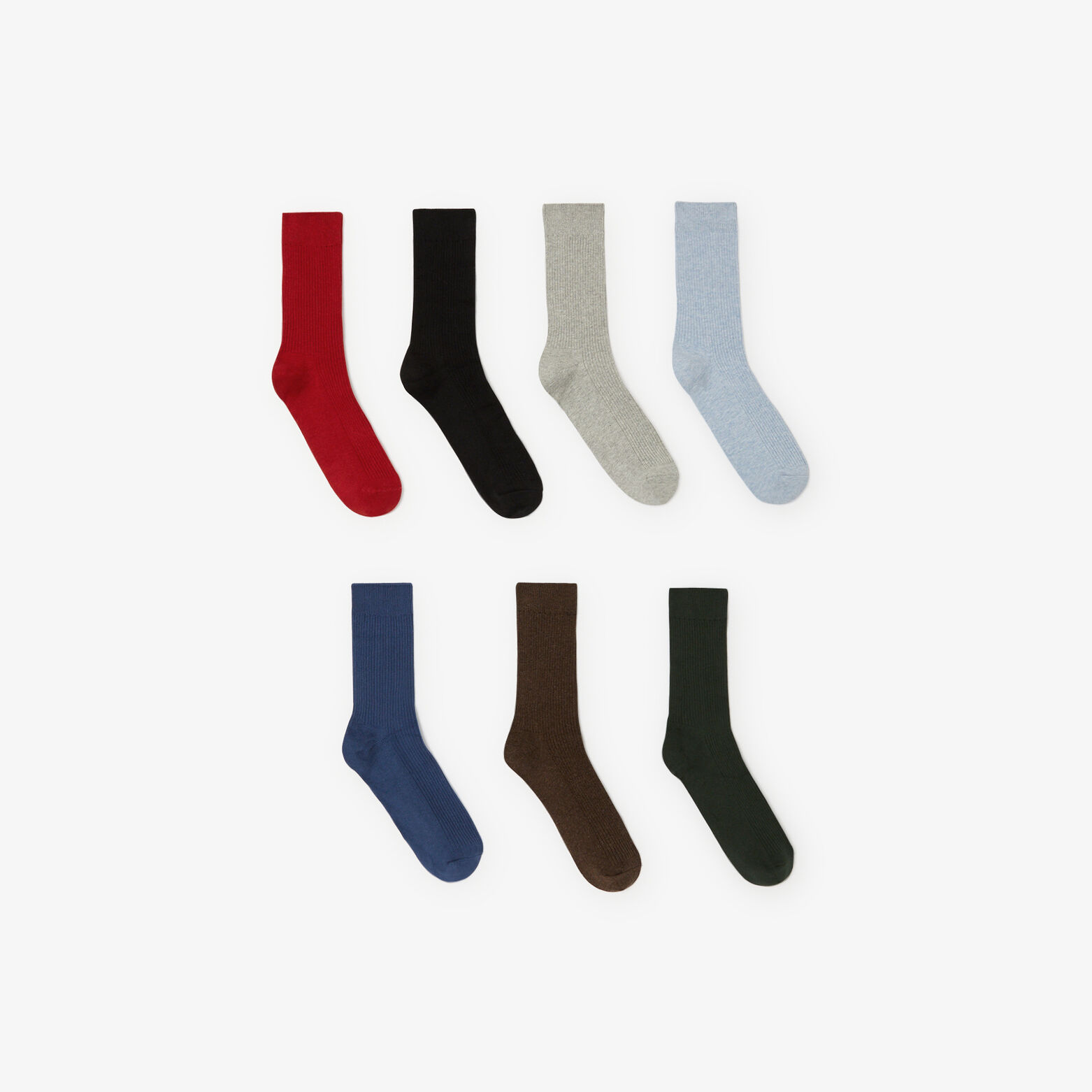 Coffret version anglaise 7 paires de chaussettes