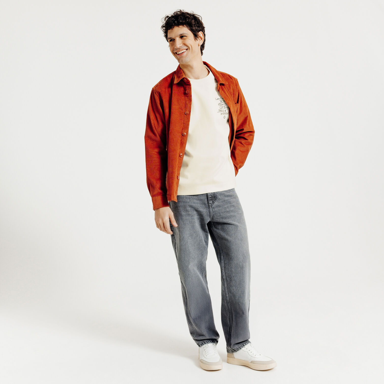 Tee shirt imprim&eacute; devant dos