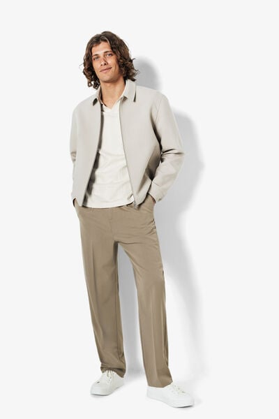 Polo manches courtes col resort &agrave; lignes