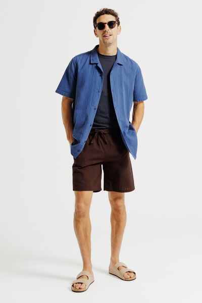 Bermuda taille &eacute;lastiqu&eacute;e