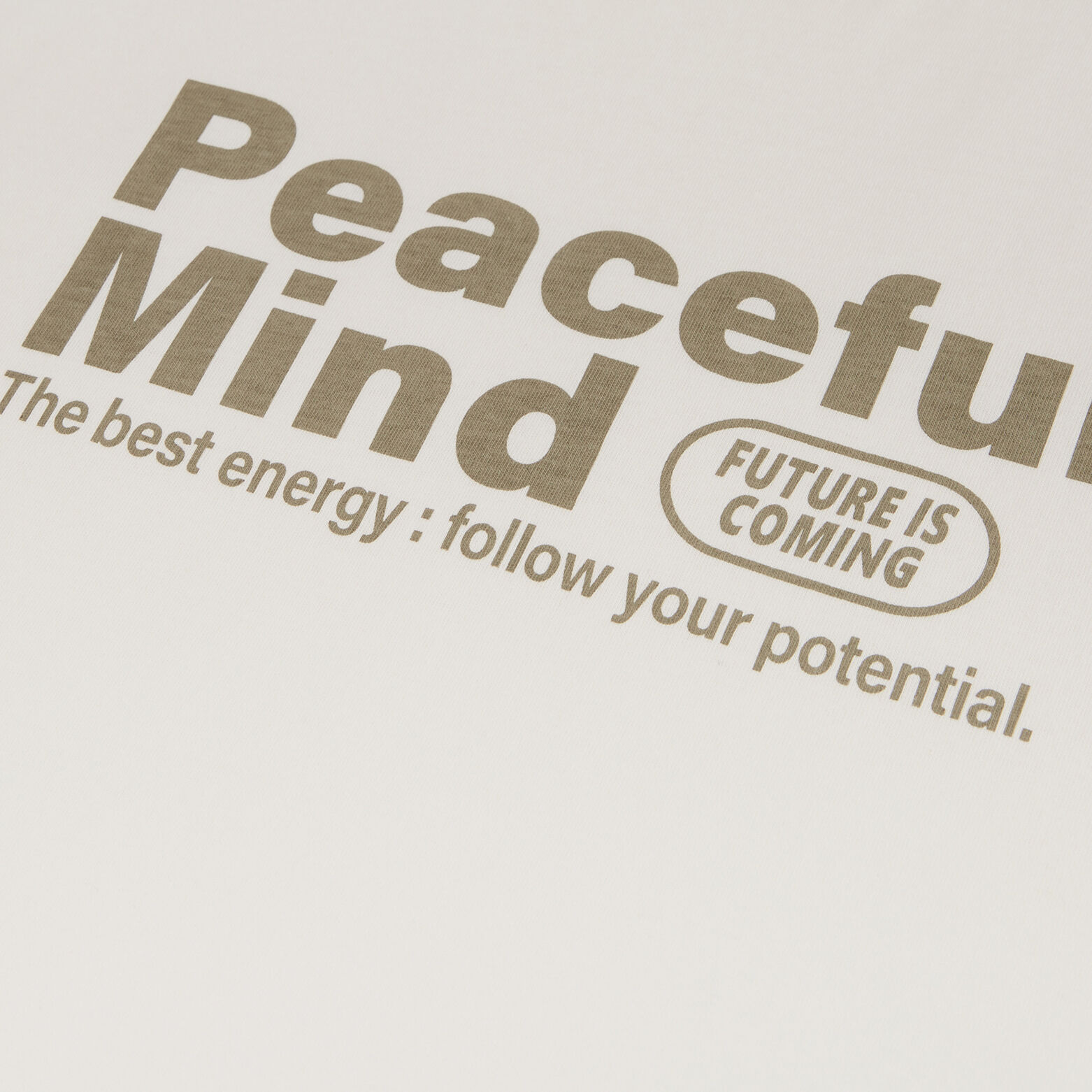 Tee shirt col rond imprim&eacute; en coton