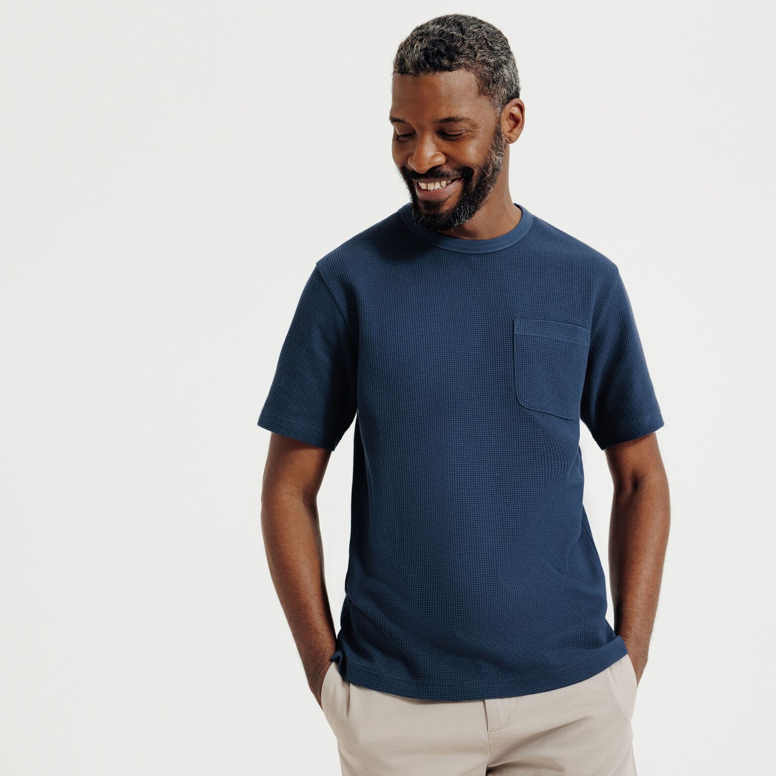 Tee shirt mati&egrave;re gaufr&eacute;e