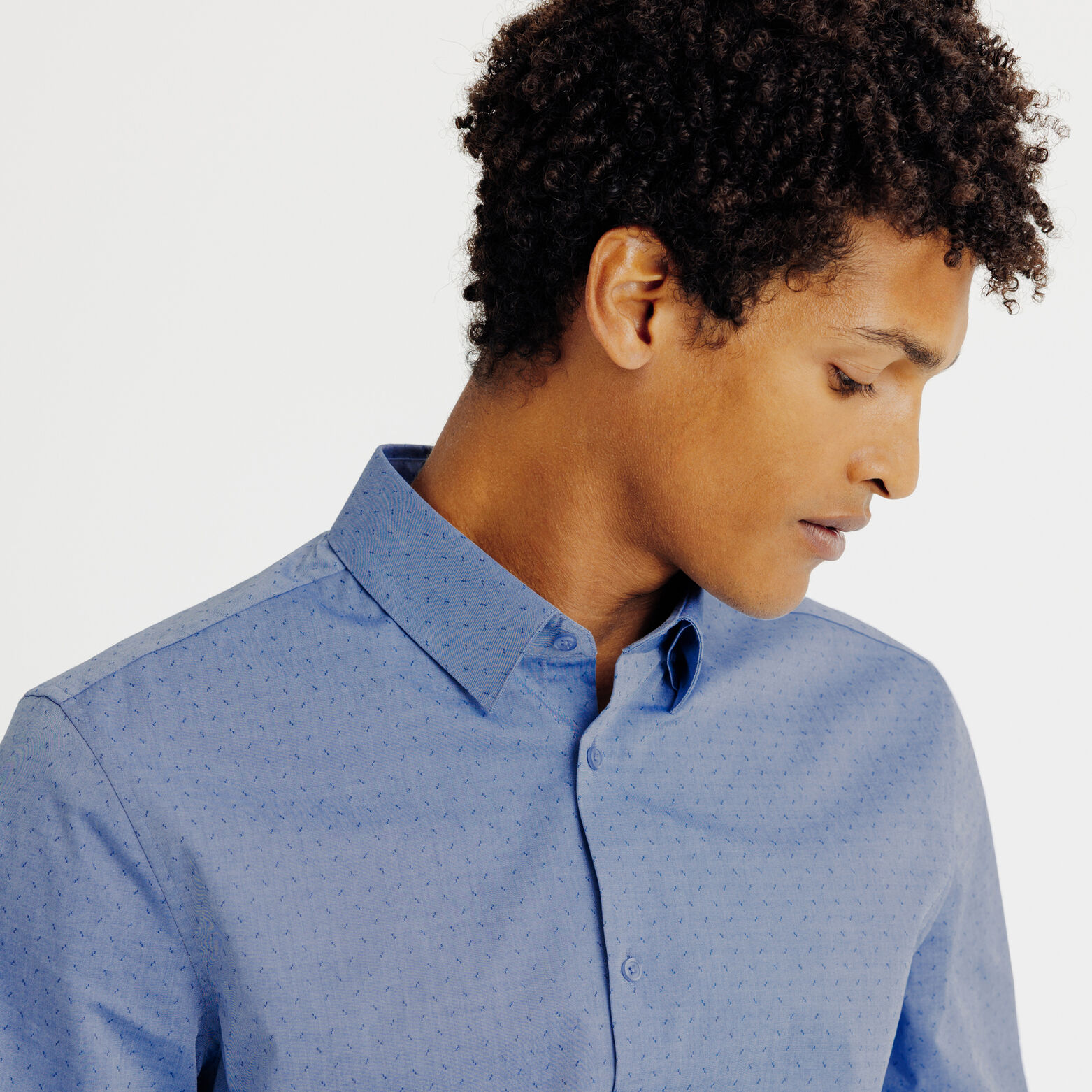 Chemise repassage facile slim coton