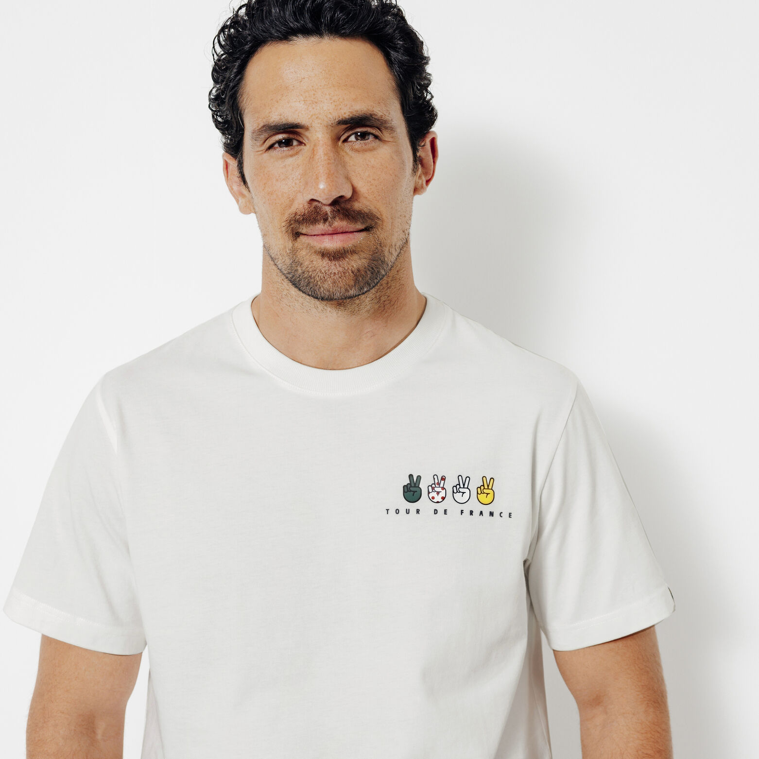 T-shirt met ronde hals, licentie Tour de France