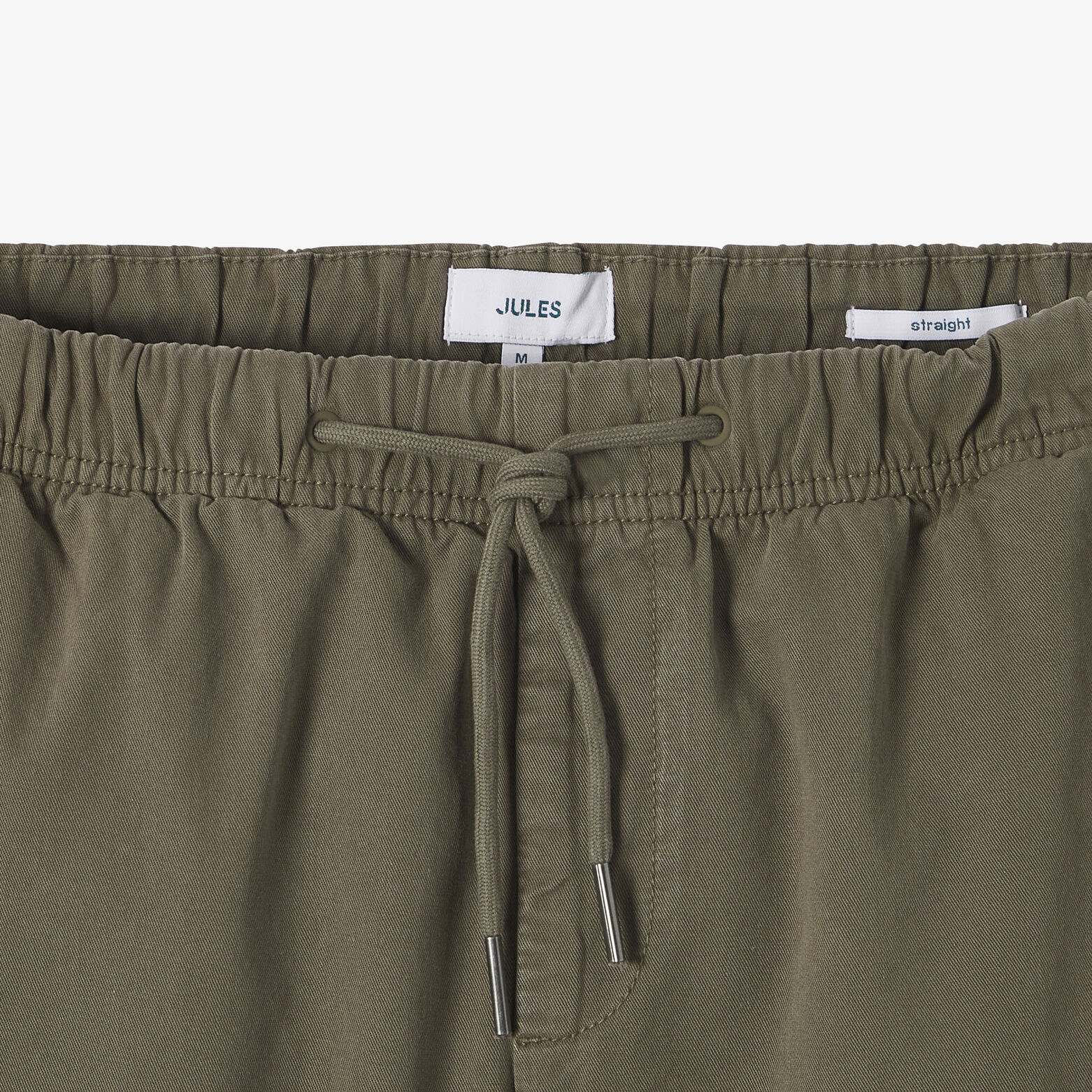 Pantalon straight taille &eacute;lastiqu&eacute;e