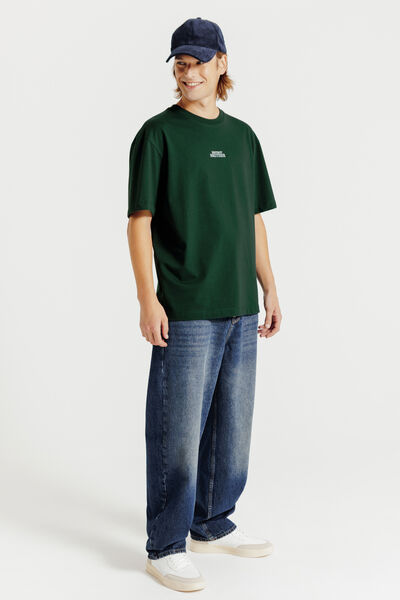 Tee shirt imprim&eacute; "Bistrot Brother" devant et dos