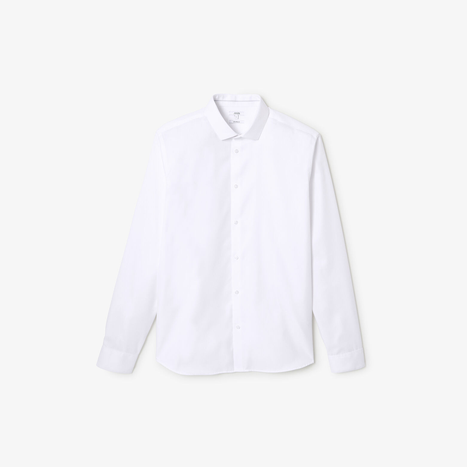 Strijkvrij slim effen hemd in katoen