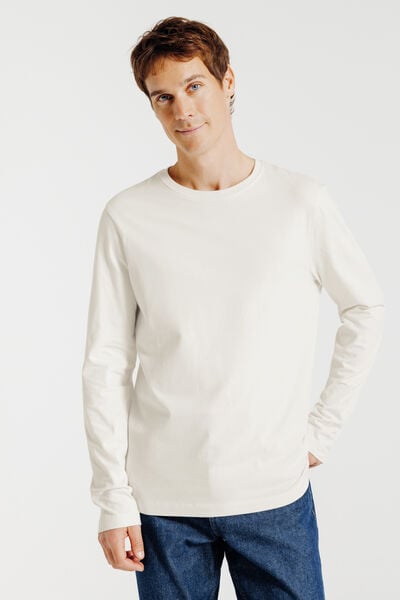 Tee shirt manches longues mati&egrave;re douce