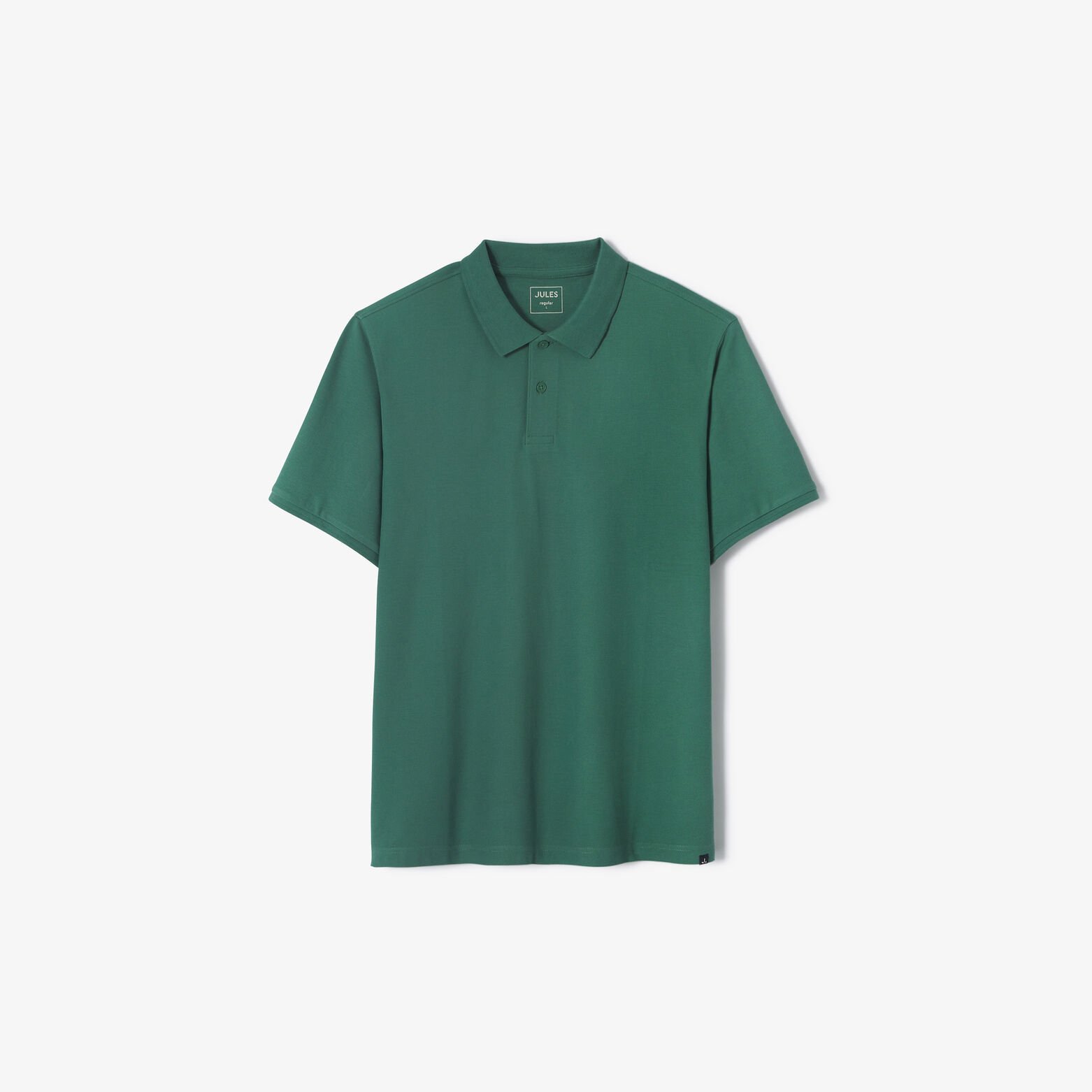 Polo manches courtes piqu&eacute; uni