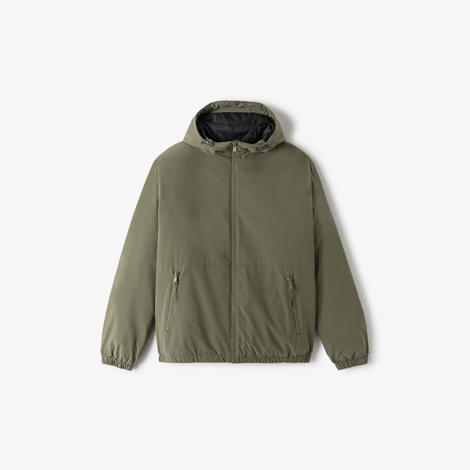 Blouson &agrave; capuche zipp&eacute;