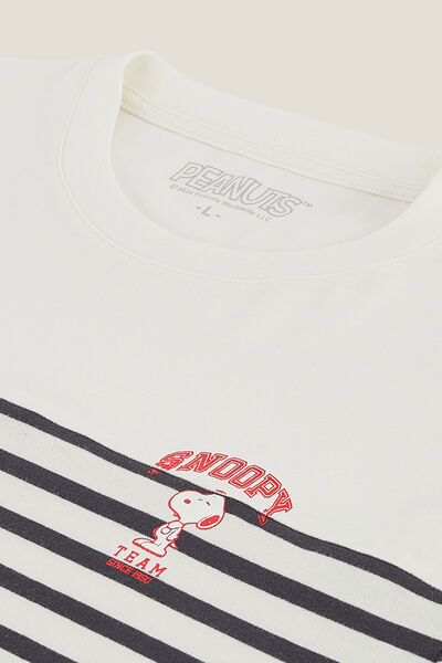 Tee shirt ray&eacute; licence Peanuts