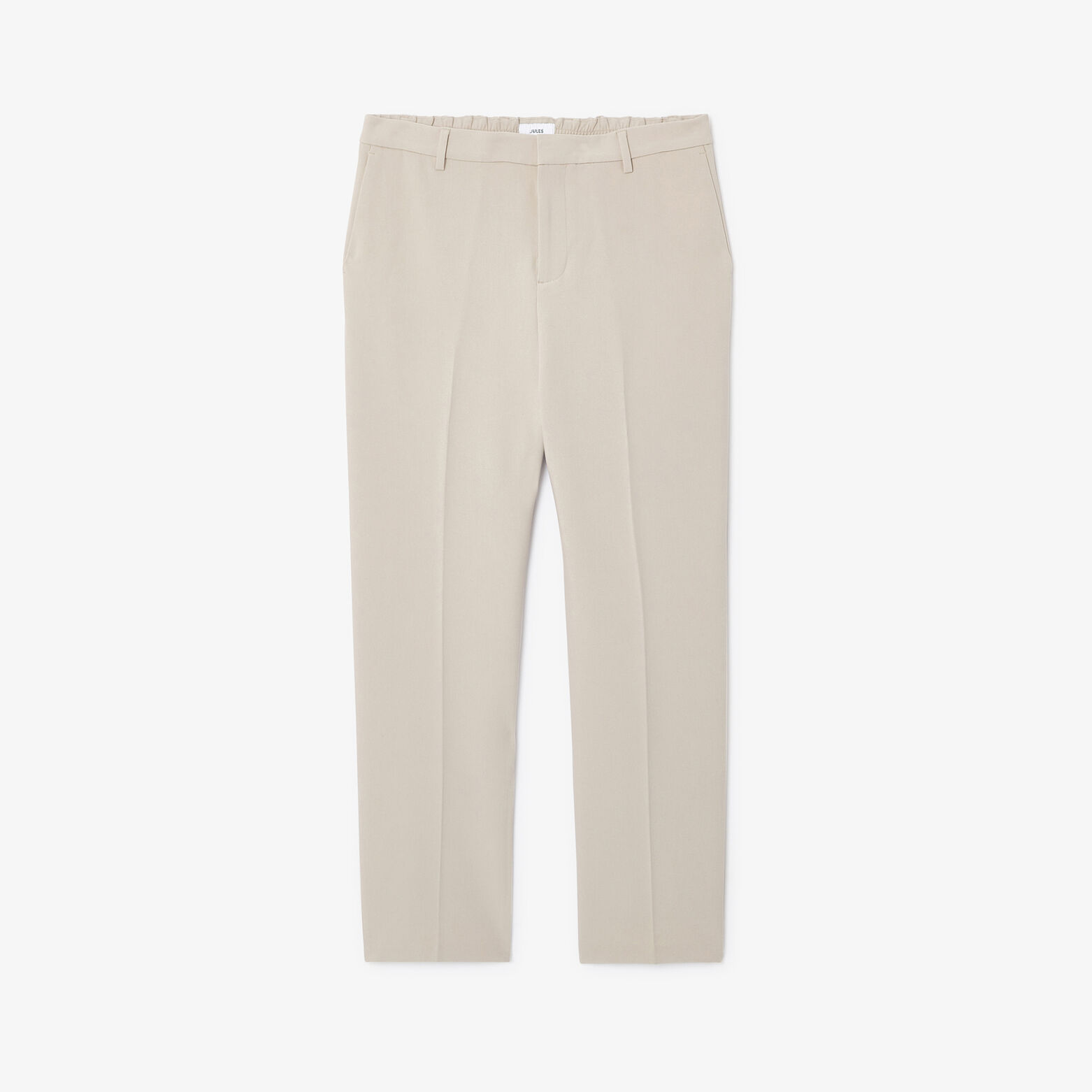 Pantalon chino large &agrave; plis