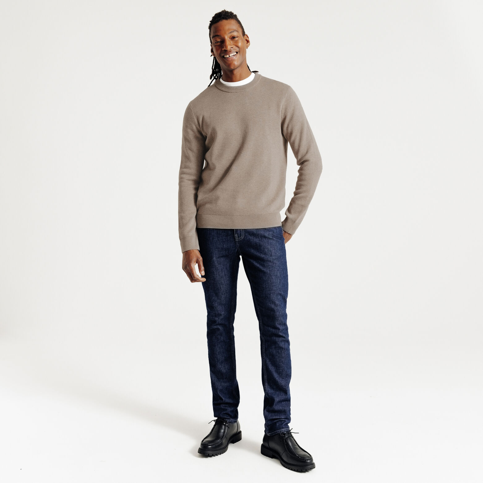 "Le Parfait by JULES" trui met ronde hals