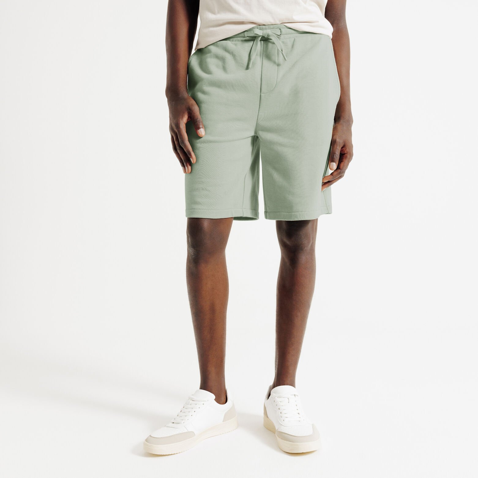 Short in molton, elastische tailleband