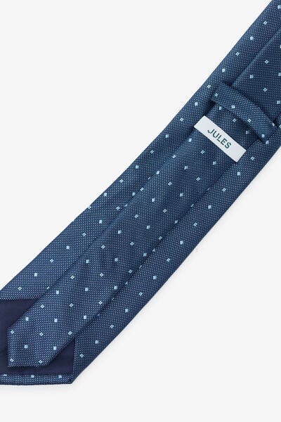 Cravate jacquard pois