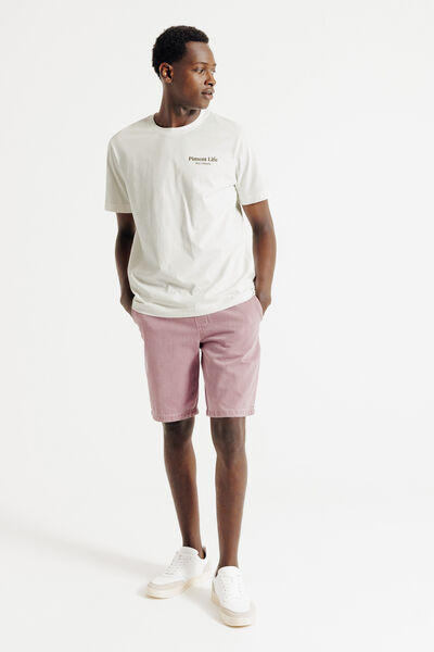 Tee shirt imprim&eacute; devant dos en coton