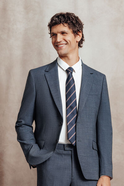 Veste de costume confort bi-ton