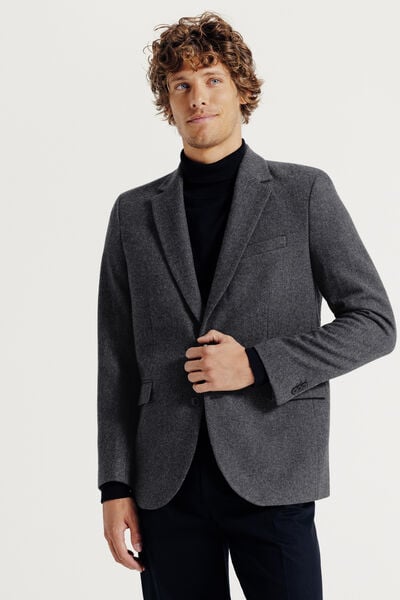 Veste blazer chevron confort