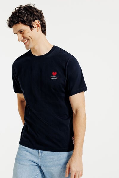 Tee shirt brod&eacute; poitrine licence L'&Eacute;quipe