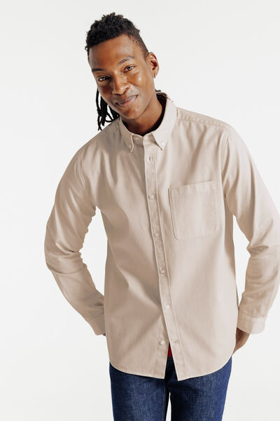 Chemise en coton unie