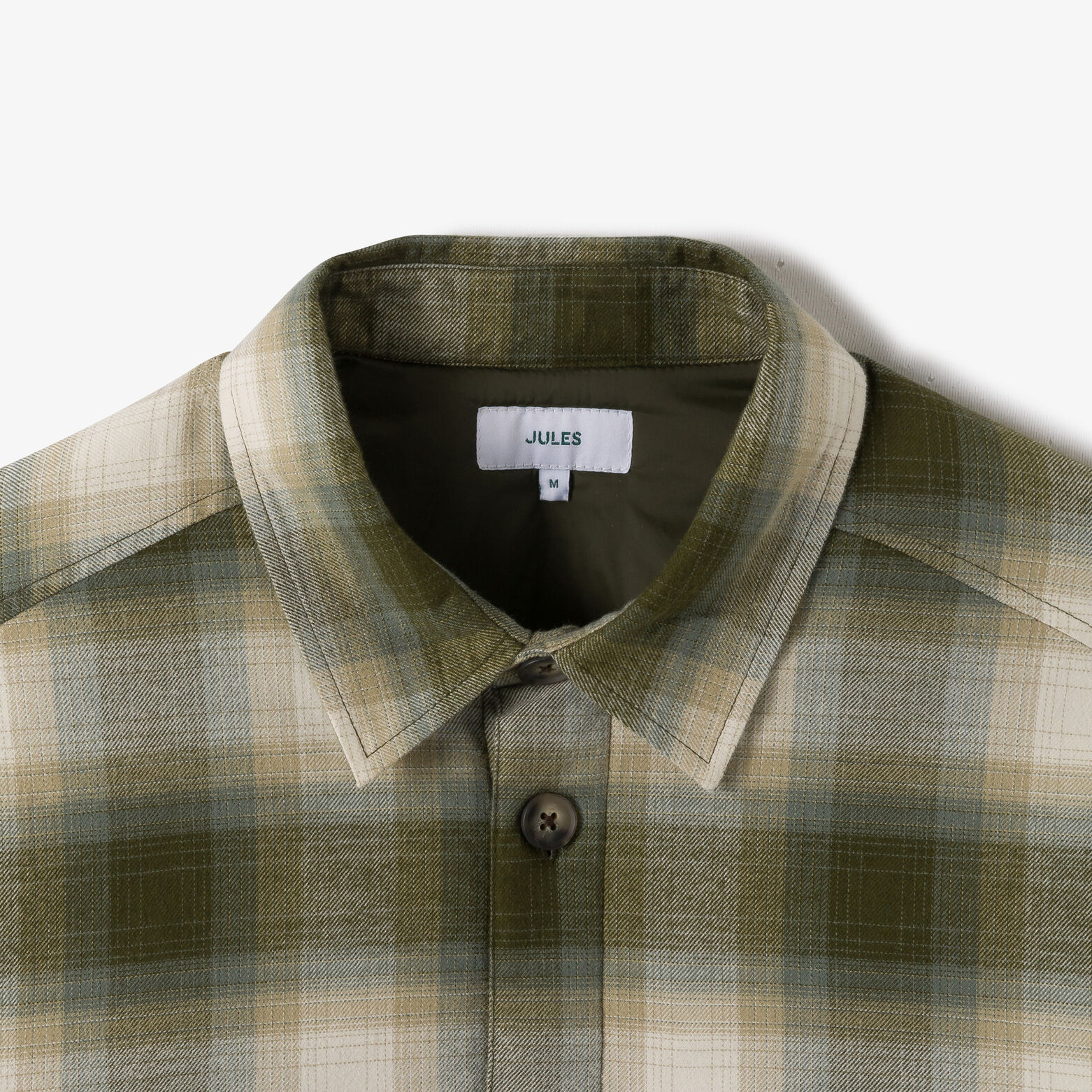 Surchemise doubl&eacute;e en coton