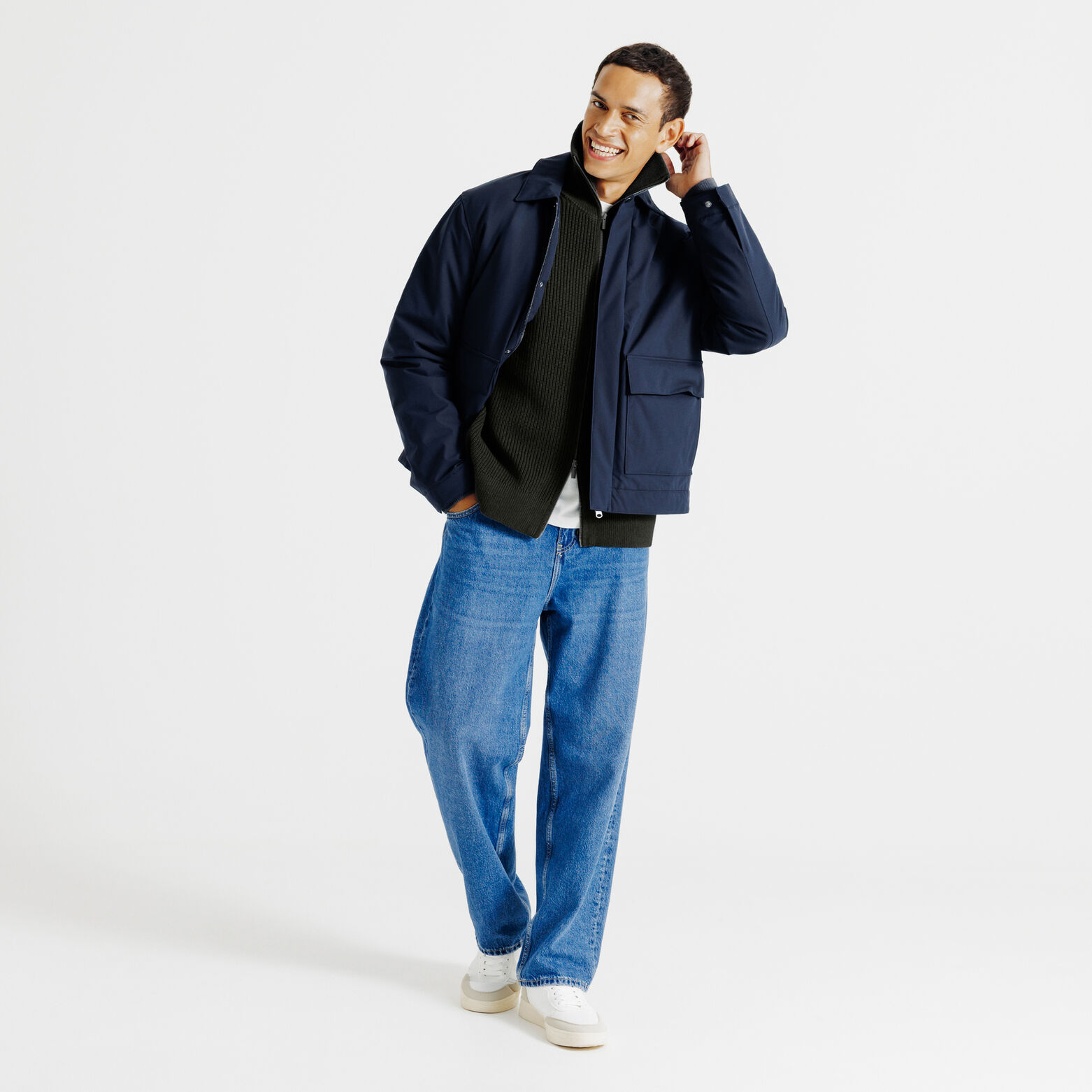 Gilet zipp&eacute; col camionneur