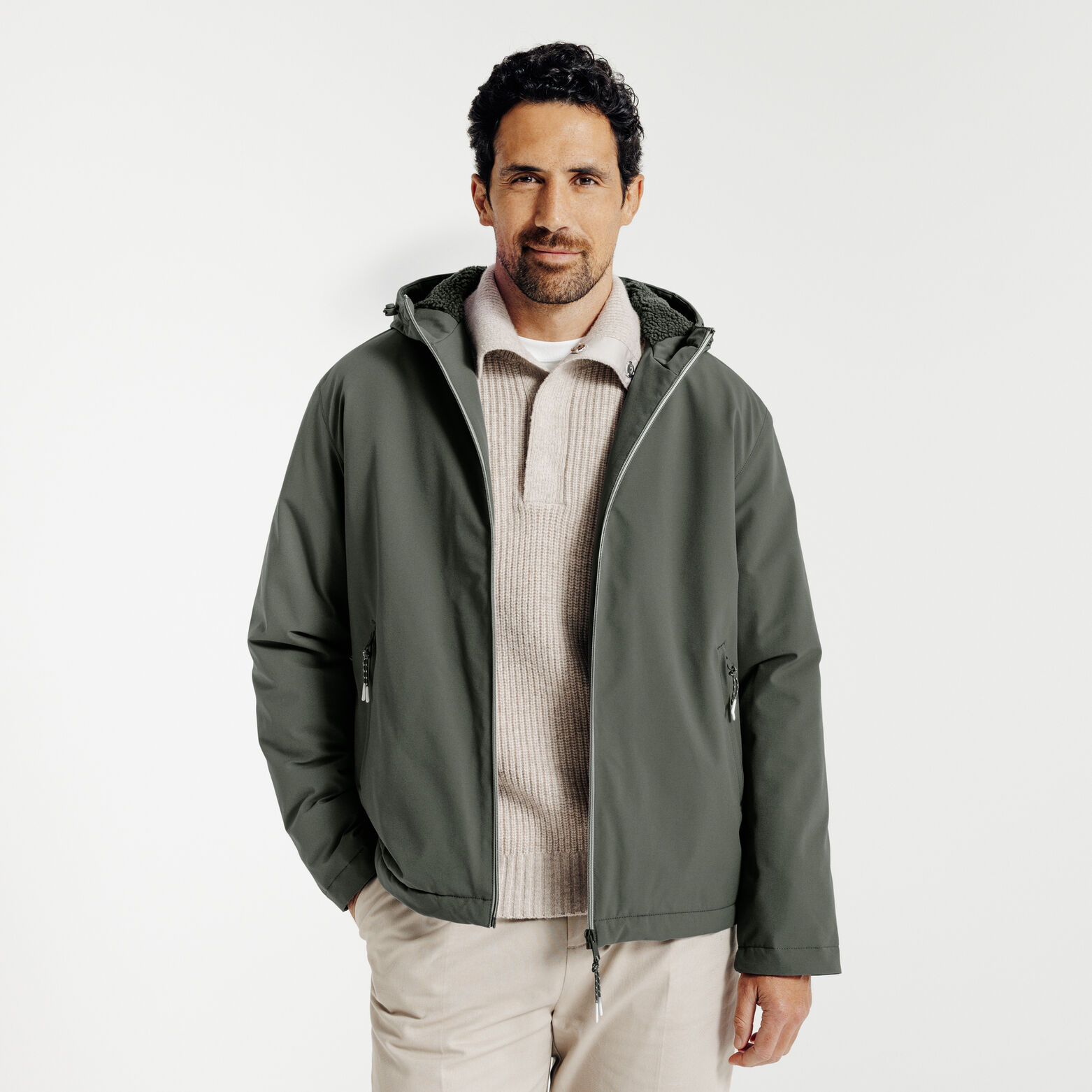 Jack met kap en sherpavoering