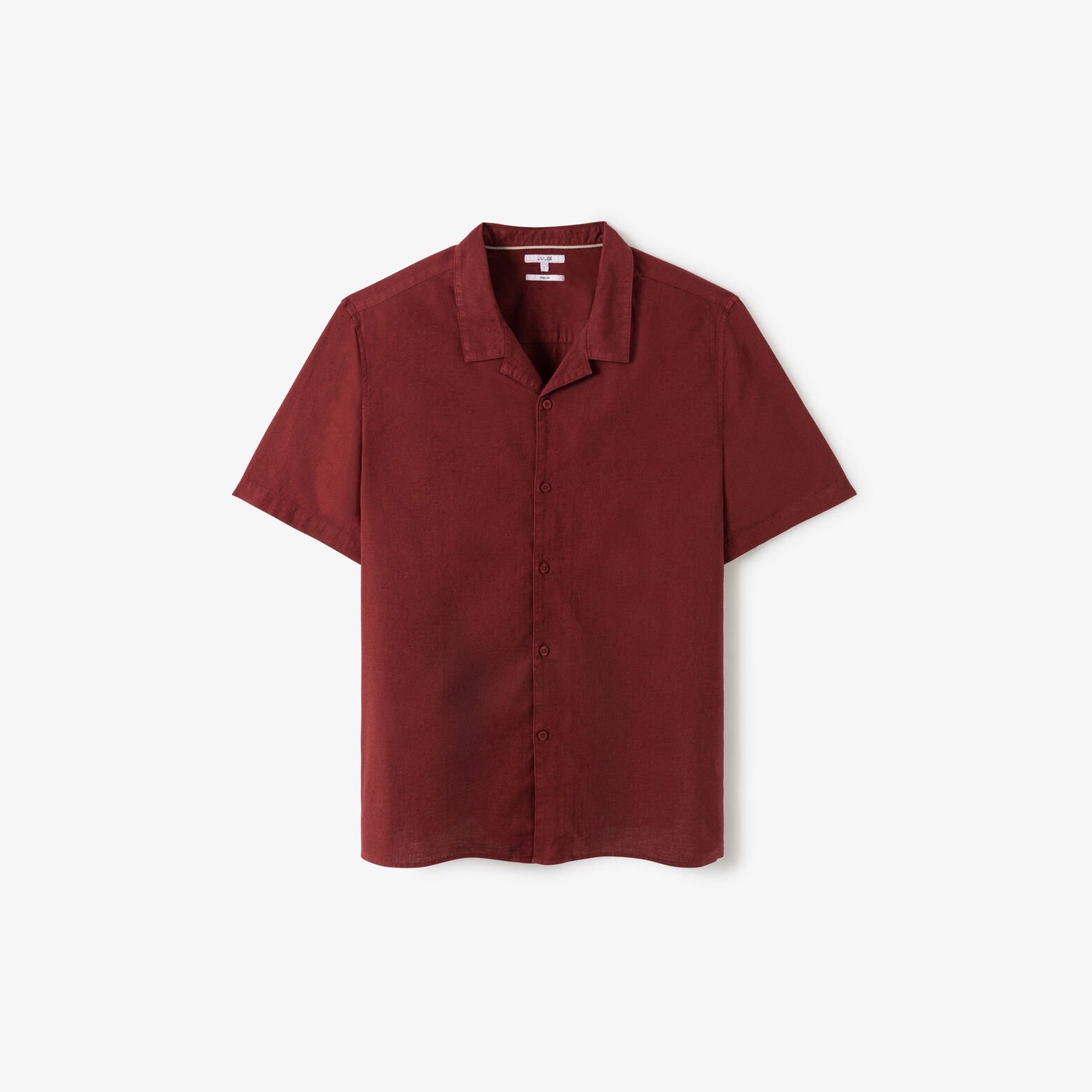 Chemisette en coton lin unie