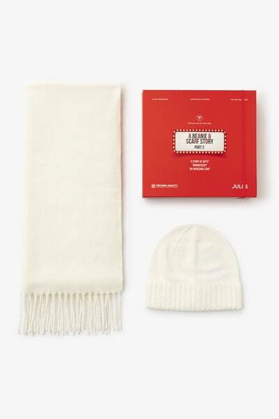 Coffret version anglaise bonnet et &eacute;charpe