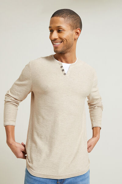 Pull col tunisien 2 en 1