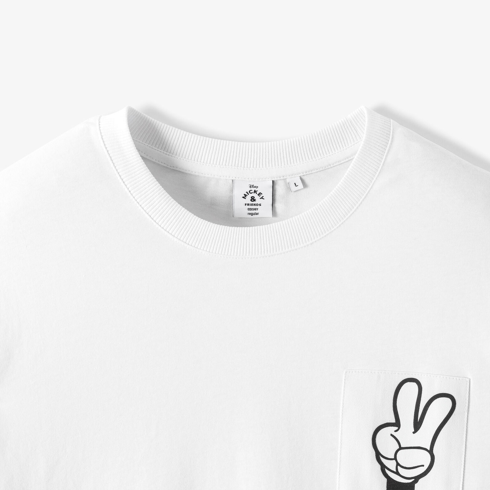 T-shirt met Mickey Mouse licentieprint