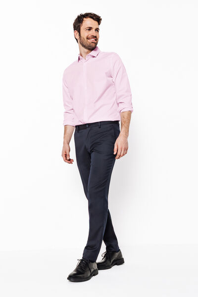 Chemise sans repassage slim en coton