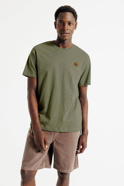 Tee shirt chin&eacute; brod&eacute; col rond