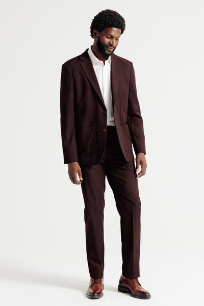 Costume 2 pi&egrave;ces confort - Bordeaux