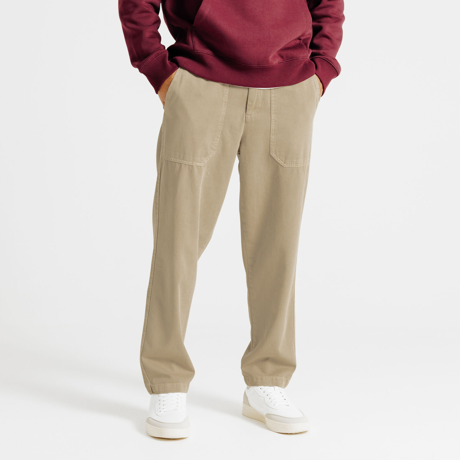 Pantalon jogger taille &eacute;lastiqu&eacute;e