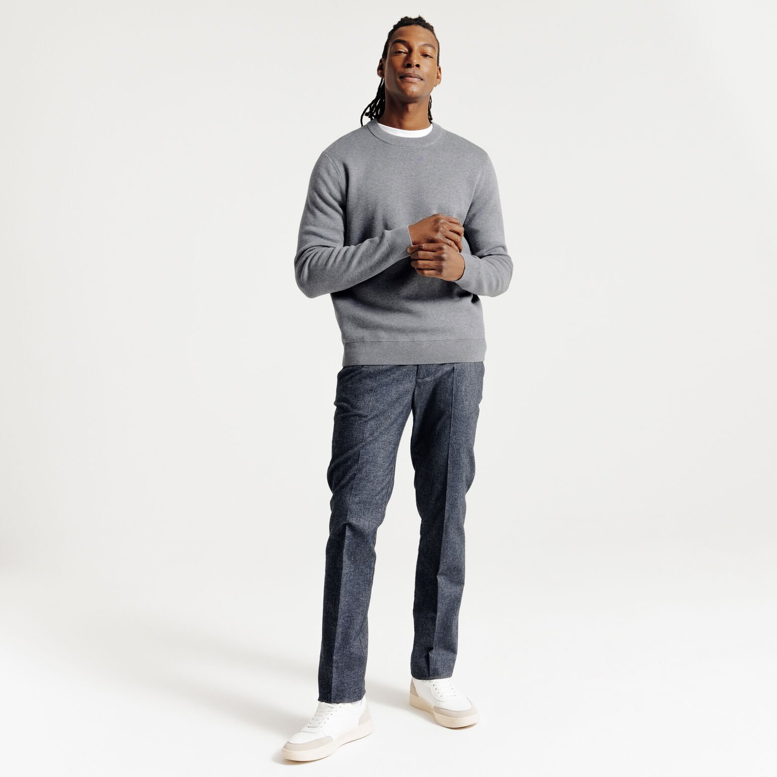 "Le Parfait by JULES" trui met ronde hals