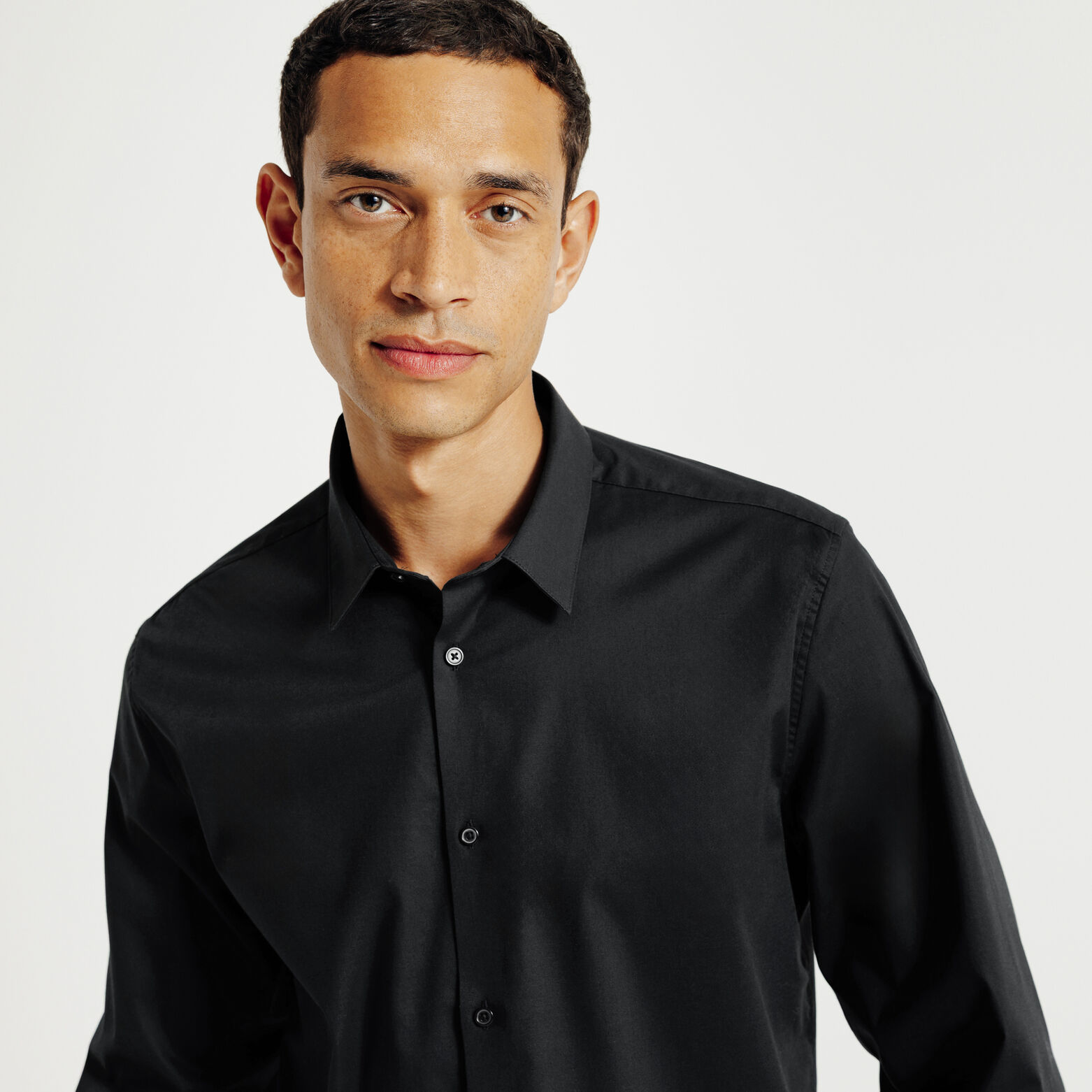 Chemise regular unie