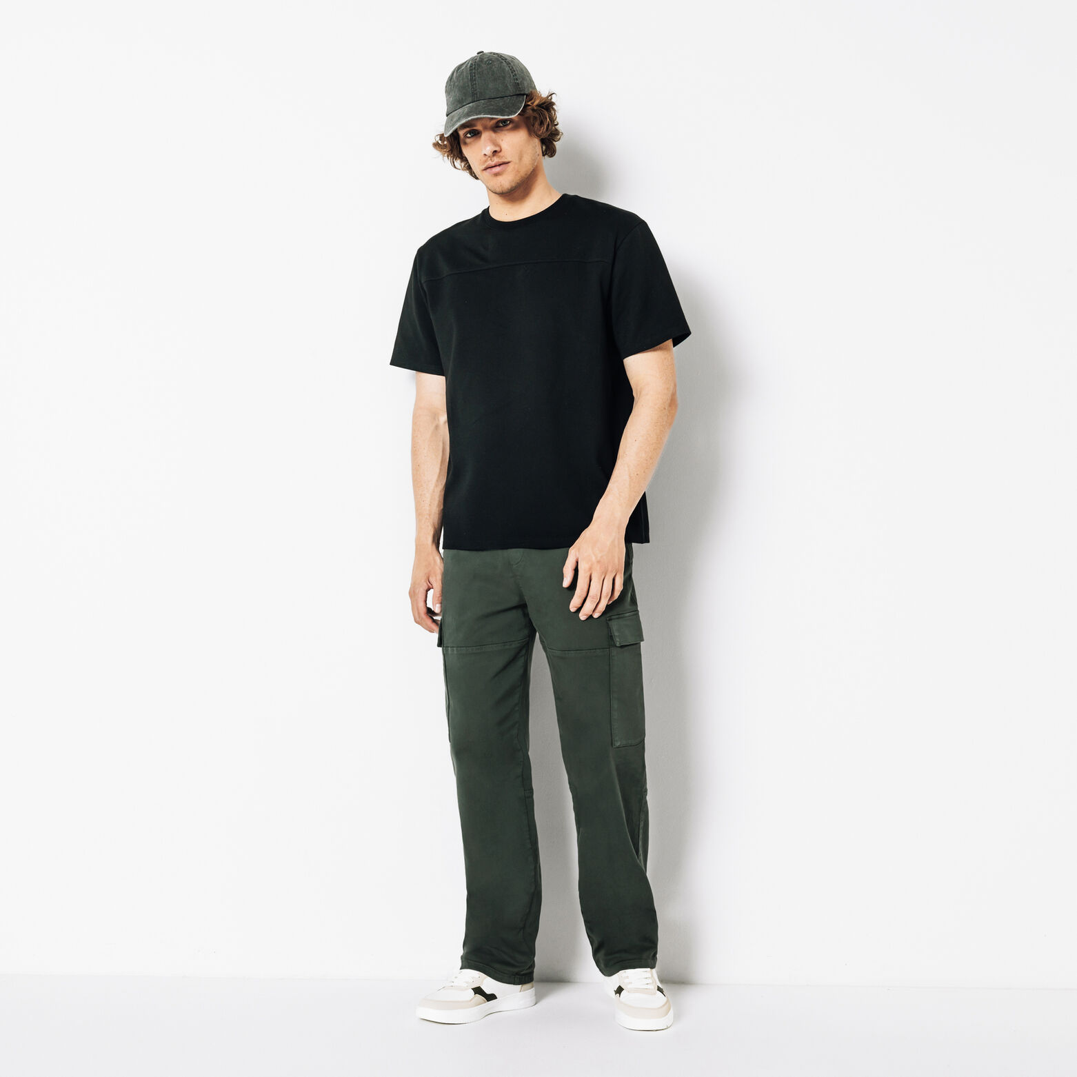 Pantalon jogger cargo bas droit