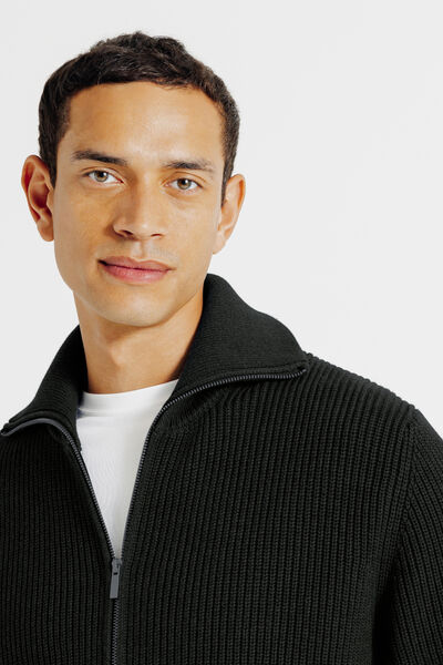 Gilet zipp&eacute; col camionneur