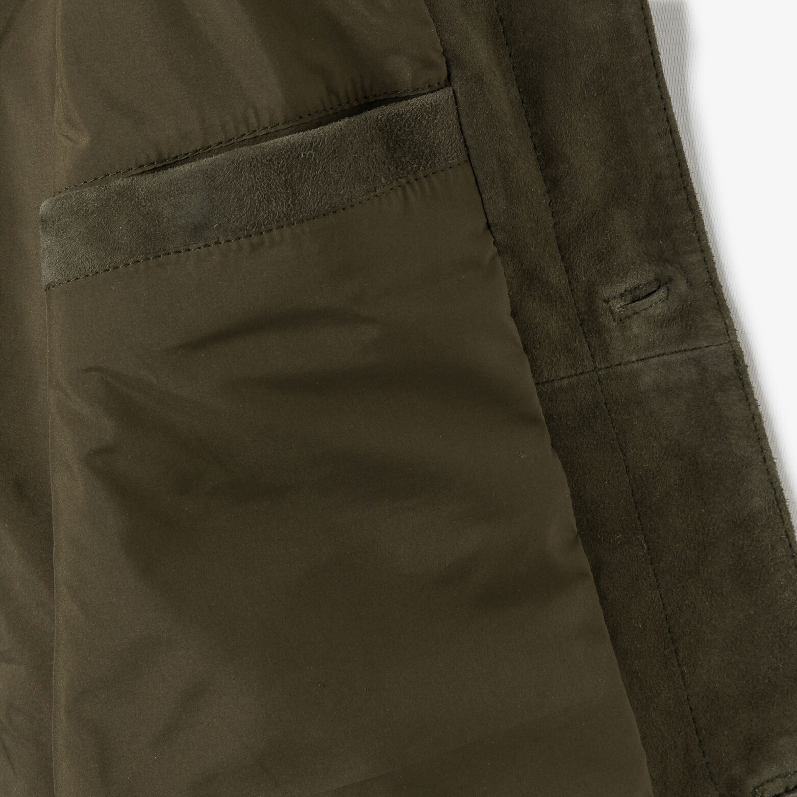 Blouson en cuir boutonn&eacute;