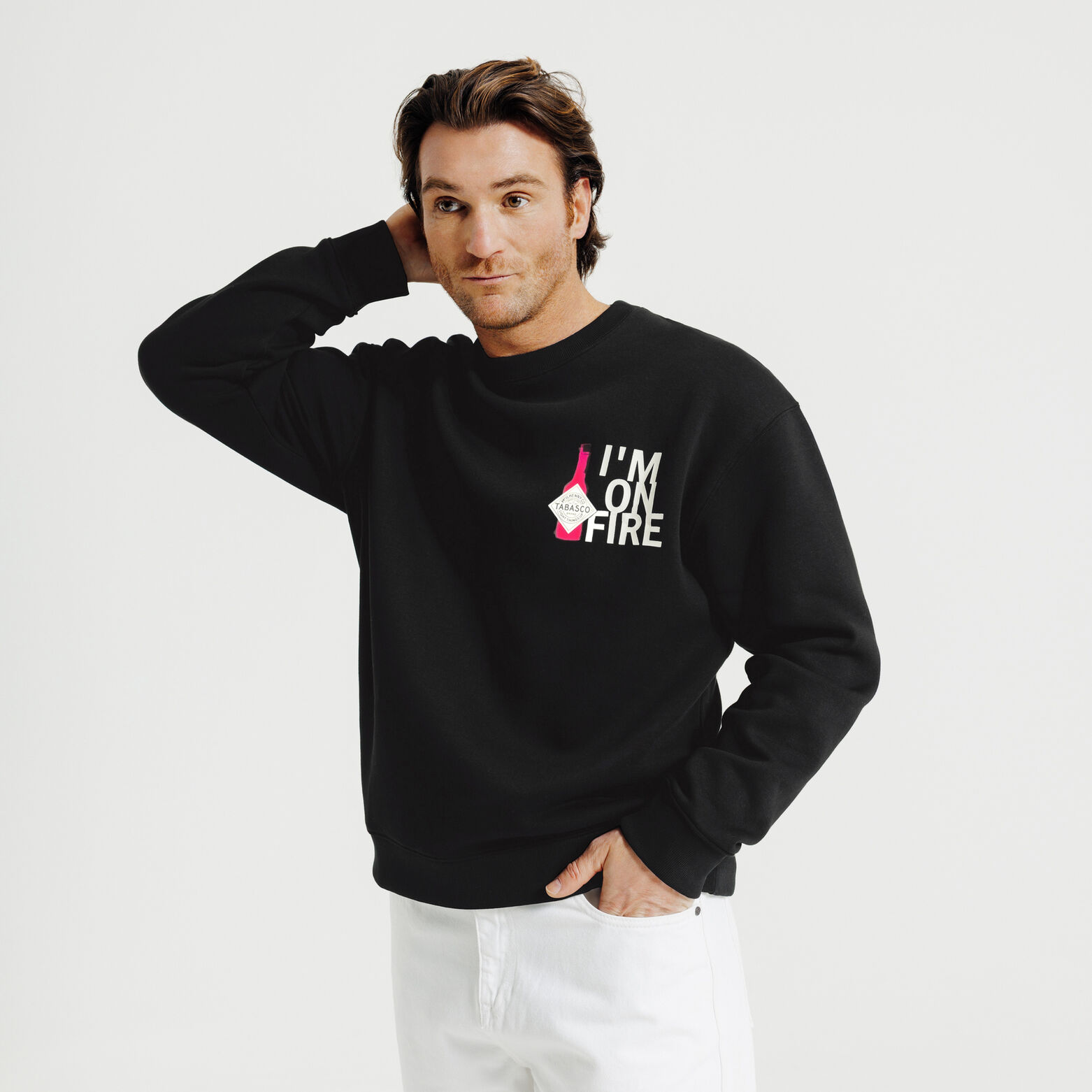 Sweat col rond licence Tabasco