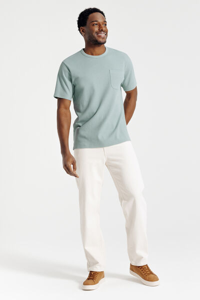 Tee shirt mati&egrave;re gaufr&eacute;e