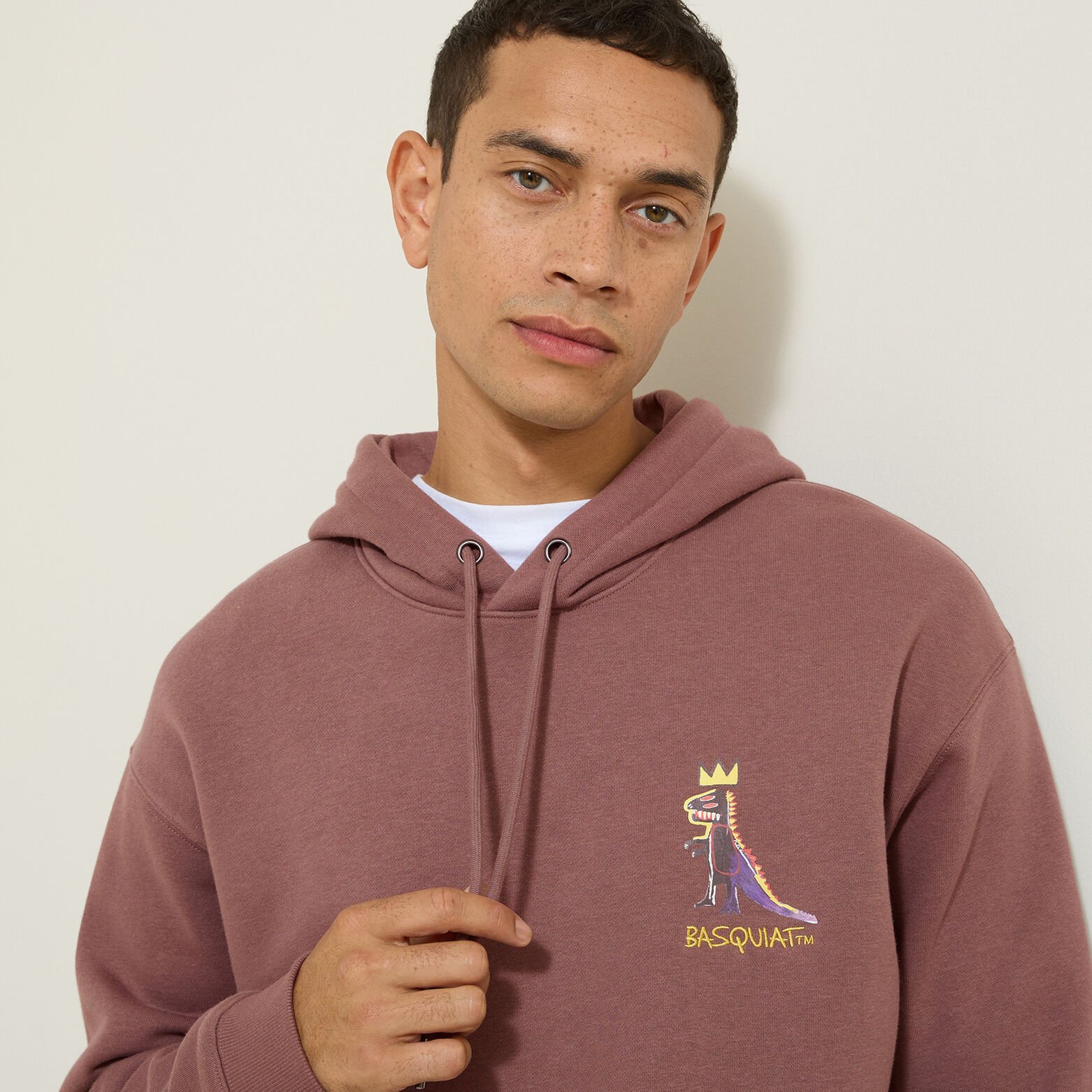 Sweat &agrave; capuche licence Basquiat