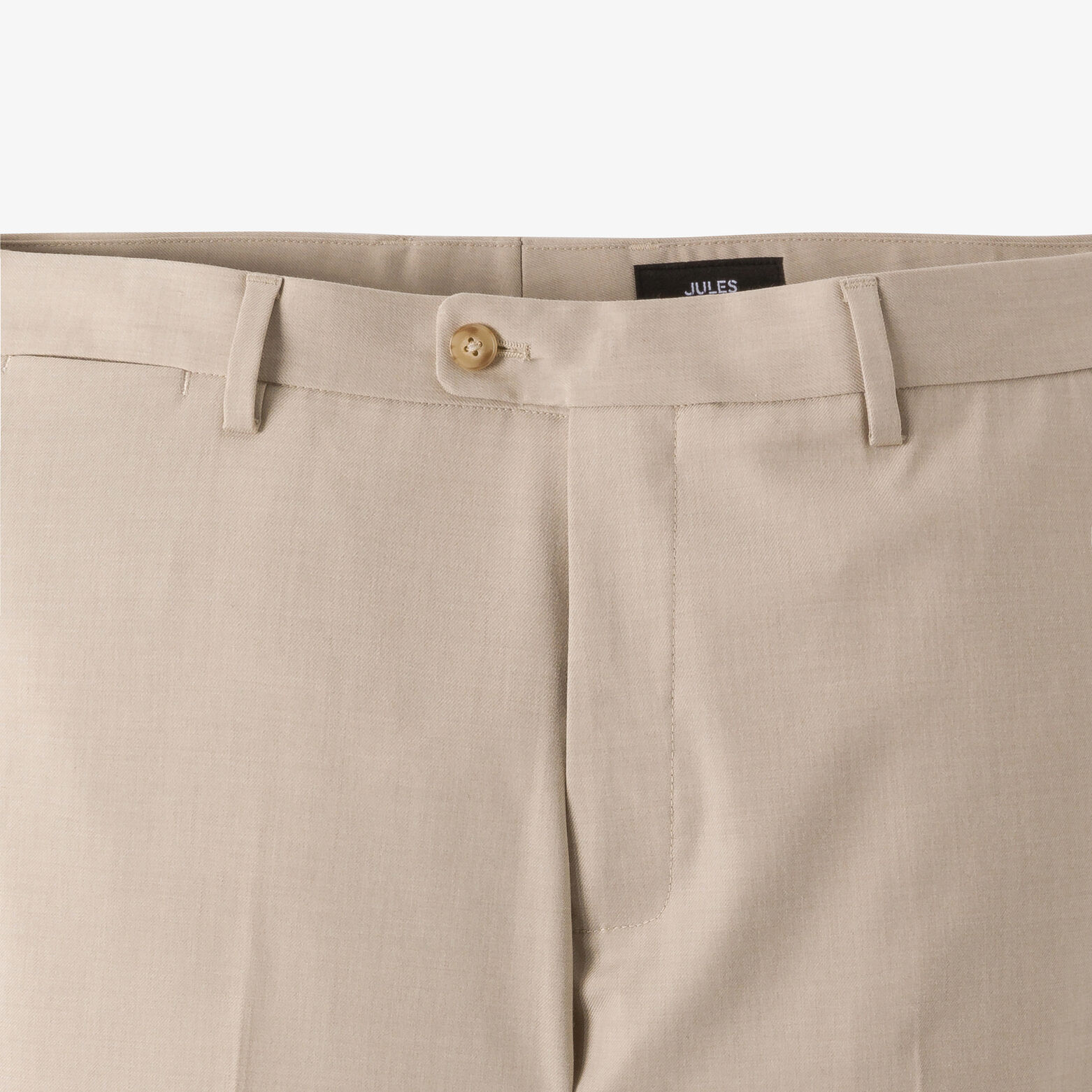 Comfort fit kostuumbroek in twill