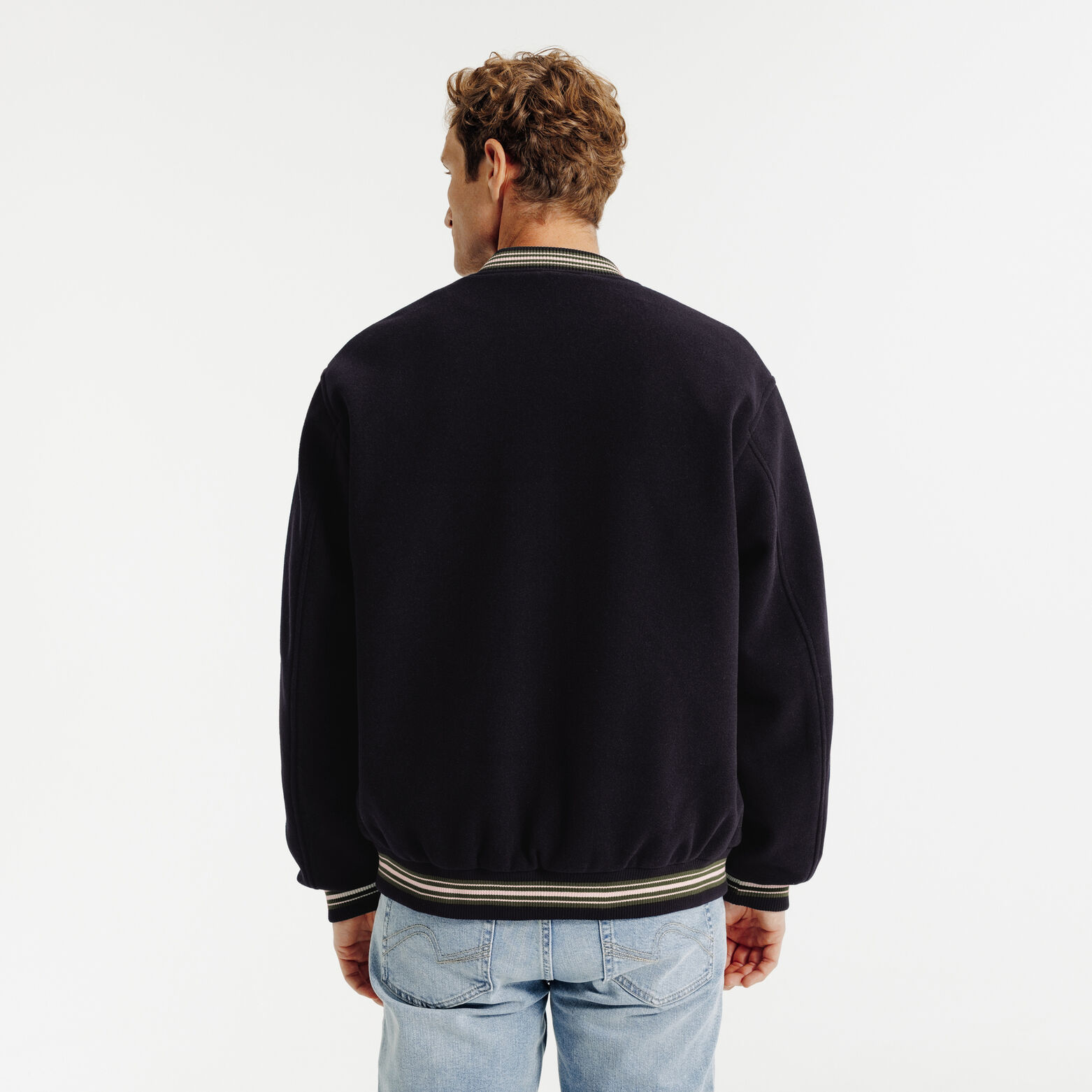 Blouson bomber brod&eacute;